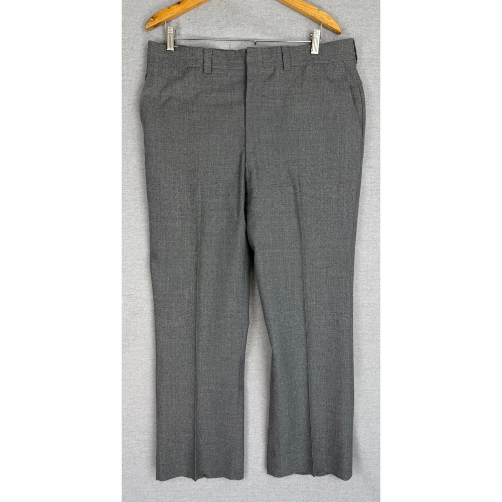 Vintage 60s Cricketeer Grey 2 Piece Suit Woodward & Lothrop 35x29.5 - Picture 10 of 16